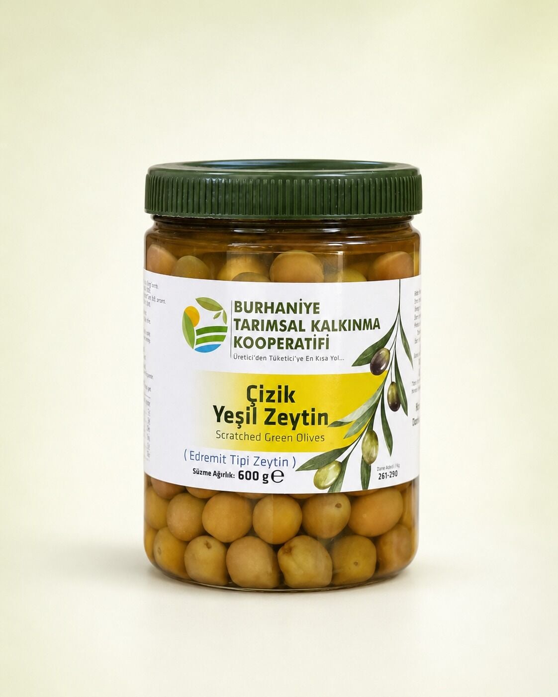 Çizik Yeşil Zeytin 600 gr