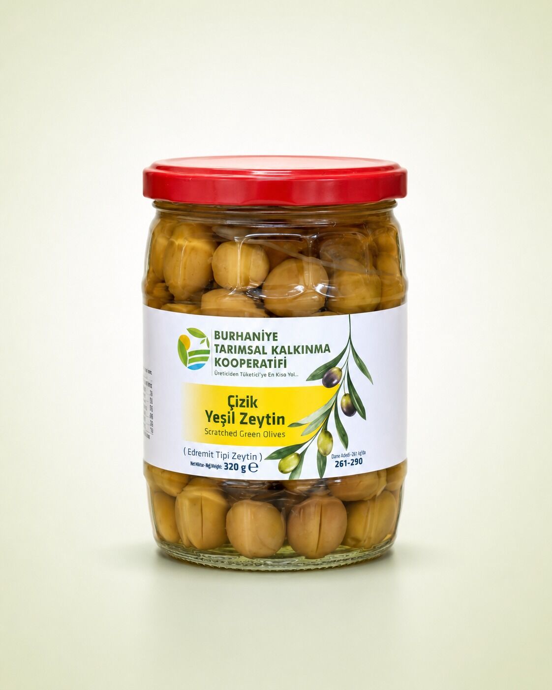 Çizik Yeşil Zeytin 320 gr