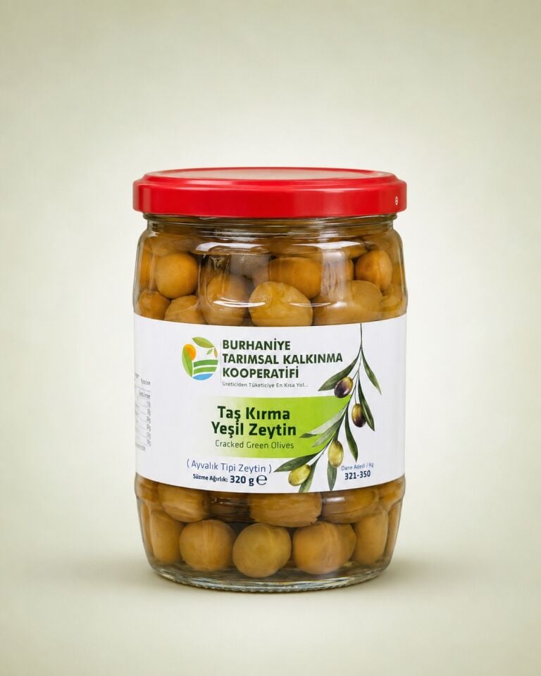 Taş Kırma Yeşil Zeytin 320 gr